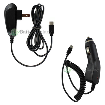Type-C USB Wall+Car Charger FAST for Phone Motorola Moto Z/Z4/Z2