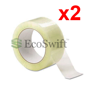 18ROLLS 2 ″ X 100,6 M (100,6 M) Trasparente Imballaggio - Foto 12