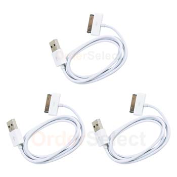 3 NEW USB Charger Cable Cord for Apple iPod Nano Classic 1 2 3 4 5