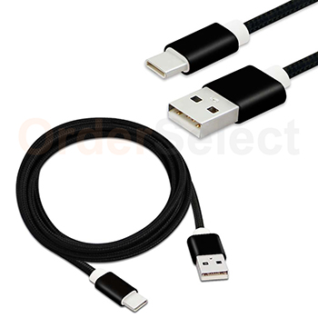 USB Type-C 6FT Braided Charger Cable for Asus Zenpad 10/3 8.0/3S