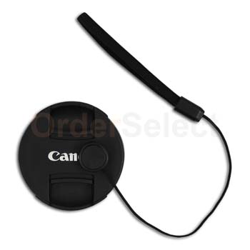 3X Lens Cap Strap Holder String Keeper Front Cover for Nikon Canon Sony